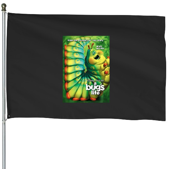 Discover Disney Pixar A Bug'S Life Heimlich Grass Guzzler Poster House Flags