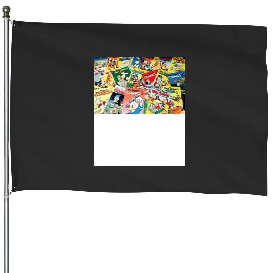 Disney Comics TShirt House Flags