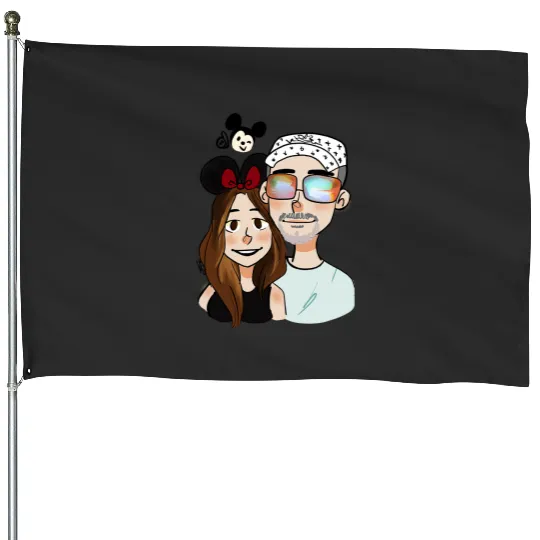 Discover Disney with Mickey TShirt House Flags