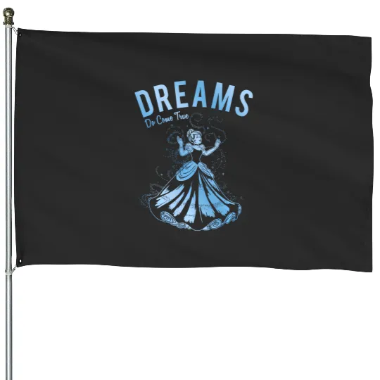 Discover Disney Cinde Dreams Do Come True Portrait House Flags