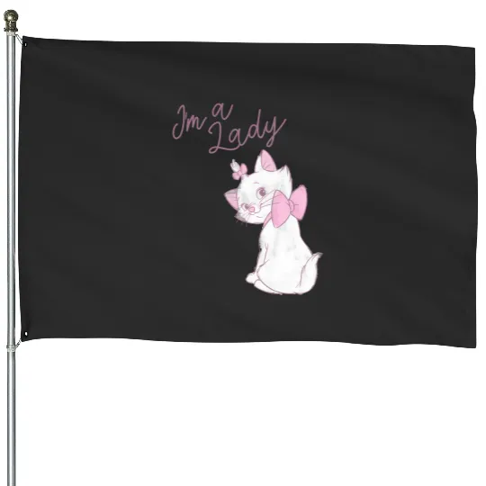 Discover Disney The Aristocats Marie I'M A Lady Text House Flags