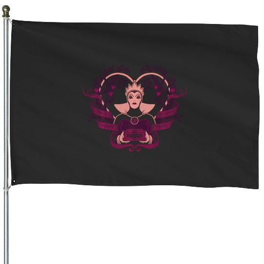 Disney Villains Valentines Your Heart Belongs To Me House Flags