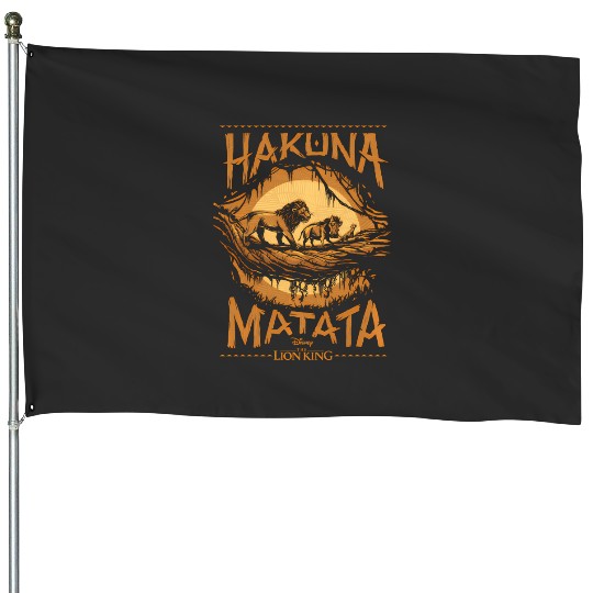 Discover Disney The Lion King Live Action Hakuna Matata Sunset Poster House Flags