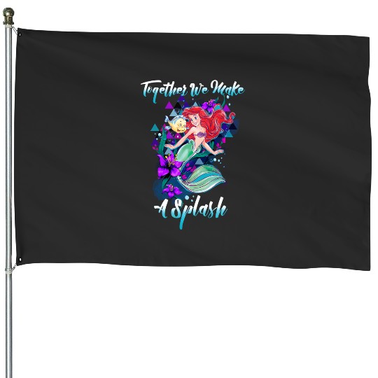 Discover Disney Little Mermaid Make A Splash Graphic Hoodie House Flags