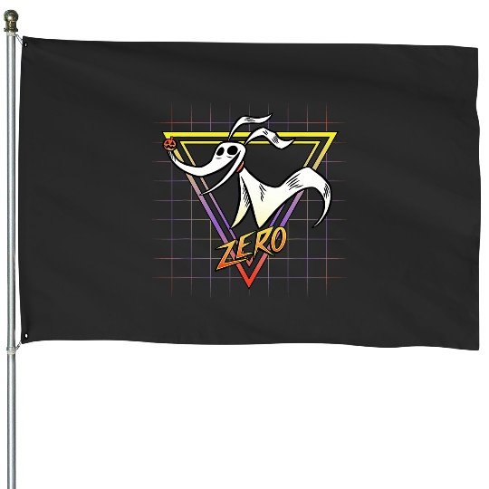 Disney Nightmare Before Christmas Zero Retro 90s House Flags