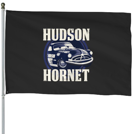 Discover Disney Pixar Cars Hudson Hornet Badge House Flags