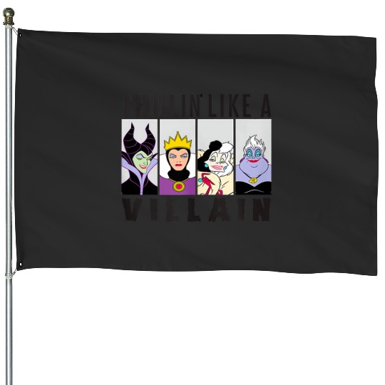 Disney_ Villain Gang_ Ursula,Evil Queen,Cruella,Maleficent Tank Top House Flags