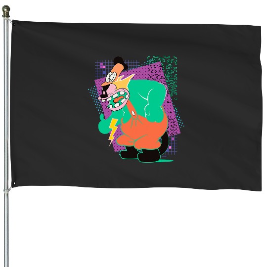 Discover Disney Villains Peg-Leg Pete Retro ‘90s Vivid Colors House Flags