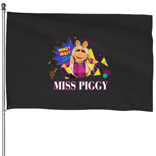Disney Muppets Miss Piggy Retro ’90s Muppet Matching Long Sleeve House Flags
