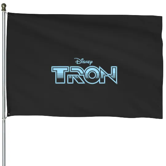 Discover Disney TRON  1982 Original Movie Logo House Flags