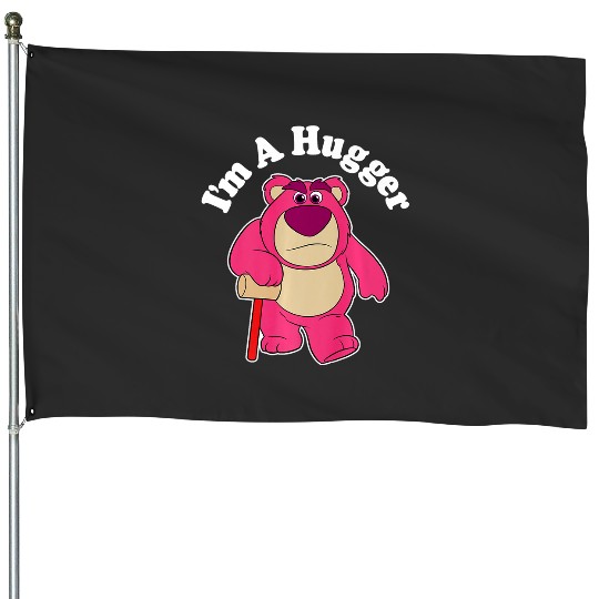 Disney Pixar Toy Story Lotso Bear I'm a Hugger Vintage Premium House Flags