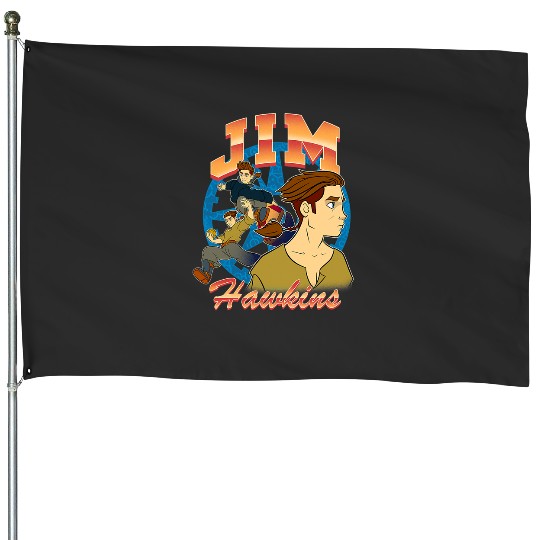 Disney Treasure Planet Jim Hawskin Retro Action Shots House Flags