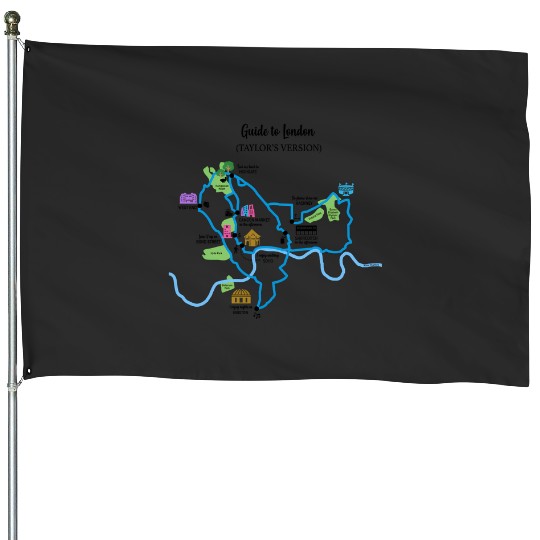 Discover London Boy Map Taylor House Flags