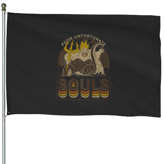Discover Disney Villains Ursula Poor Unfortunate Souls Retro Premium House Flags