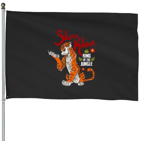 Discover Disney Villains Shere Khan King Of The Jungle Retro Poster House Flags