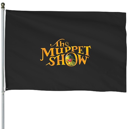 Disney The Muppets Retro Vintage K the frog Gold Logo House Flags