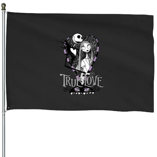 Discover Disney Nightmare Before Christmas Valentines True Love House Flags