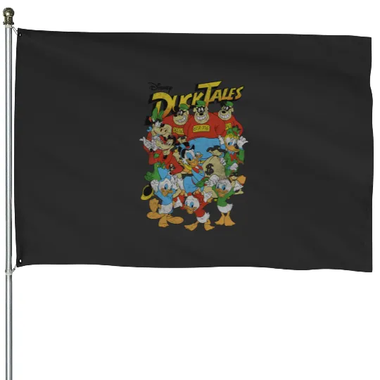 Disney Ducktales Classic Group Shot House Flags