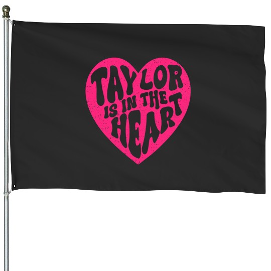 Discover Taylor Is In The Heart Groovy Shirt For Taylor Fan: The Eras Tour Taylor Merch,  Taylor Version , Taylor  Beautiful Vintage Taylor S - 5XL House Flags