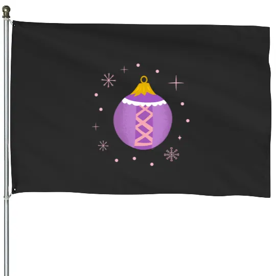 Disney Princess Rapunzel Tangled Holiday Christmas Ornament House Flags