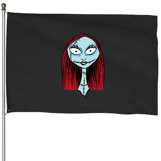 Disney The Nightmare Before Christmas Sally Big Face House Flags