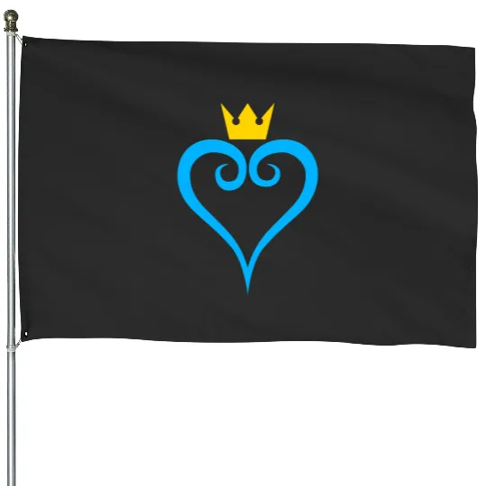 Discover Disney Kingdom Hearts Heart Symbol House Flags