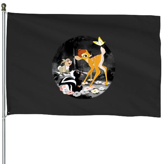Discover Disney Bambi Playmates House Flags
