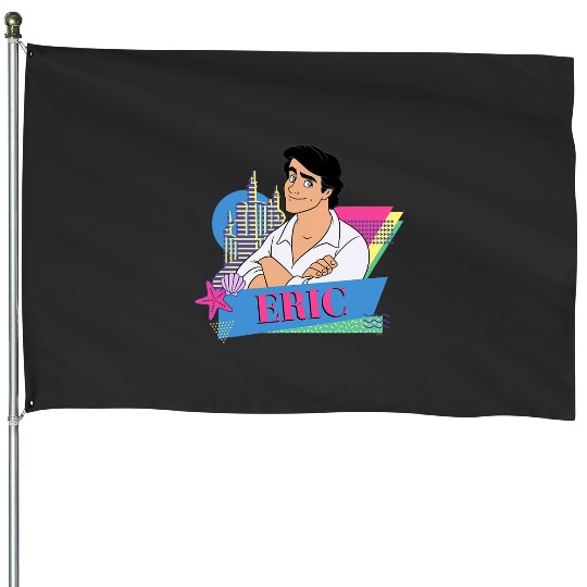 Discover Disney The Little Mermaid Retro Couples Matching Prince Eric House Flags