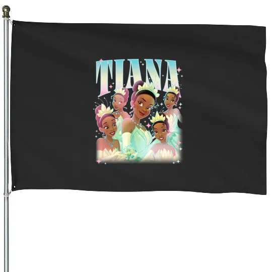 Disney The Princess And The Frog Beautiful Tiana Portraits House Flags