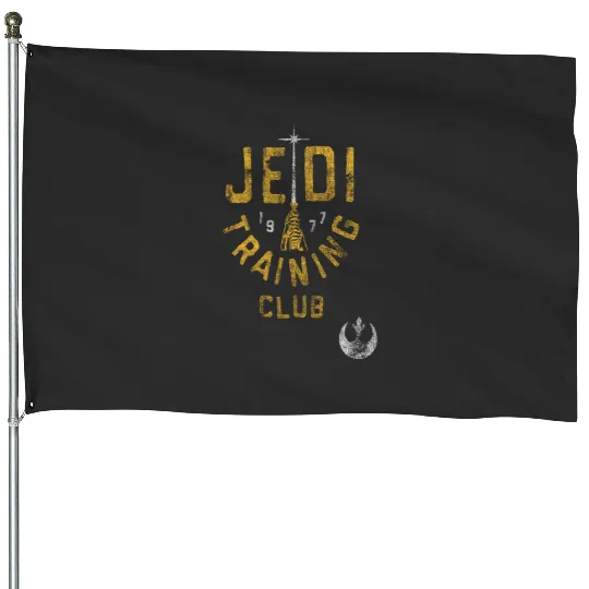 Star Warsss Jedi Training Club Distressed Rebels Disney Long Sleeve House Flags