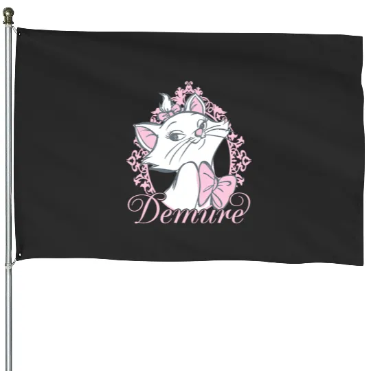 Disney The Aristocats Cute Marie Demure Sketch Chest Frame House Flags