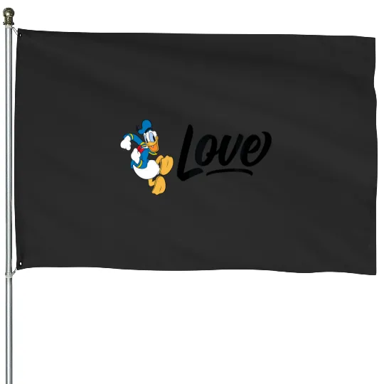 Discover Disney Love Donald Duck House Flags