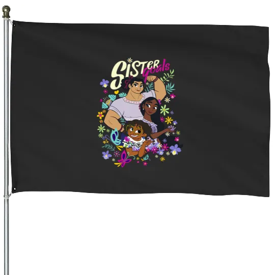 Discover Disney Encanto Sister Goals Group Shot House Flags