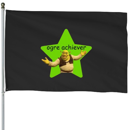 Ogre Achiever  2: Shrek Same Swamp Forever , Shrek Shirt, Disney Fiona Princess , Shrek,Shrek House Flags