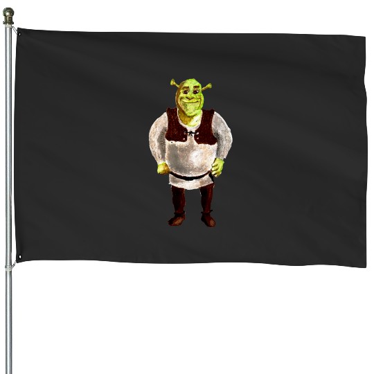 Happy Shrek  : Shrek Same Swamp Forever , Shrek Shirt, Disney Fiona Princess , Shrek,Shrek House Flags