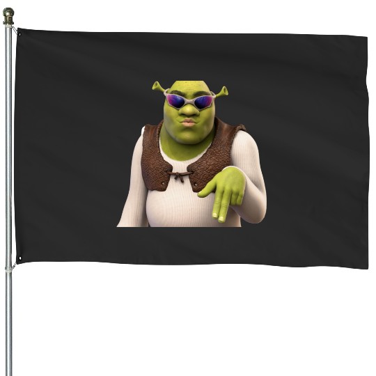 Funny Shrek Meme  : Shrek Same Swamp Forever , Shrek Shirt, Disney Fiona Princess , Shrek,Shrek House Flags