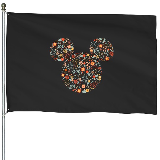 Disney Mickey Mouse Spring Head Icon Springtime House Flags