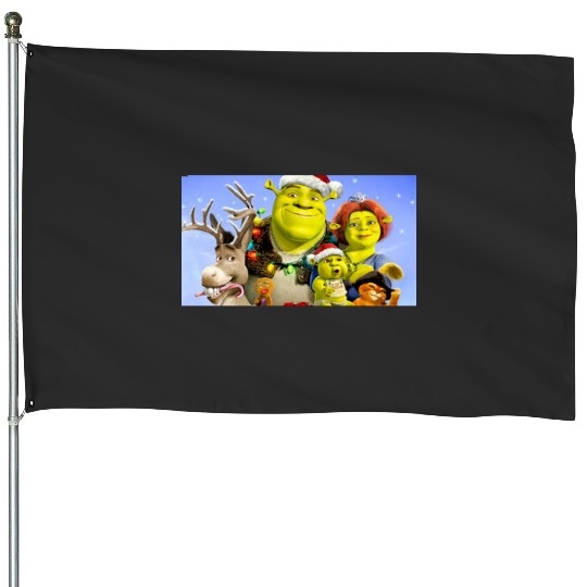 happy shrekmas  : Shrek Same Swamp Forever , Shrek Shirt, Disney Fiona Princess , Shrek,Shrek House Flags