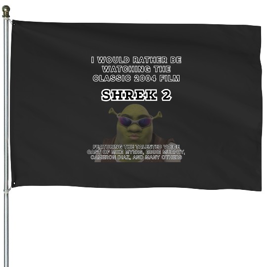 I'd rather be watching Shrek2  : Shrek Same Swamp Forever , Shrek Shirt, Disney Fiona Princess , Shrek,Shrek House Flags