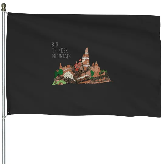 Disneyland Paris Big Thunder Mountain House Flags