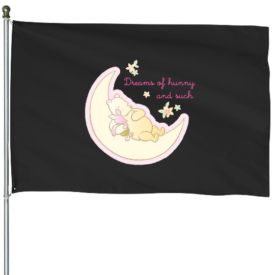 Disney Winnie the Pooh & Piglet Dreams Of Hunny And Such House Flags