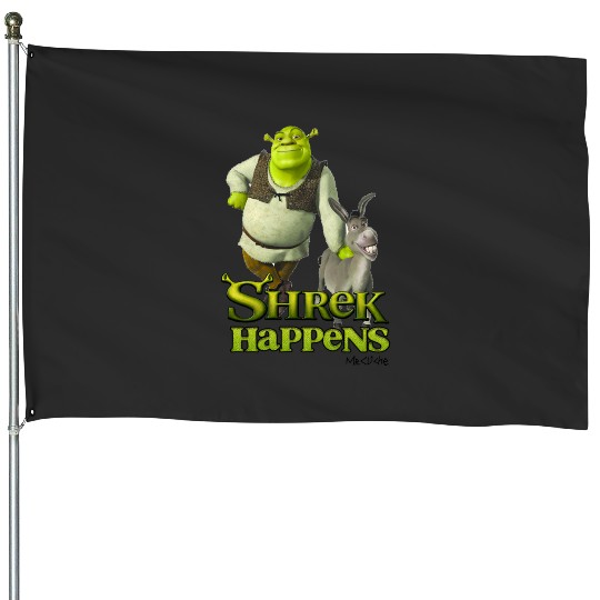Shrek Happens  1: Shrek Same Swamp Forever , Shrek Shirt, Disney Fiona Princess , Shrek,Shrek House Flags