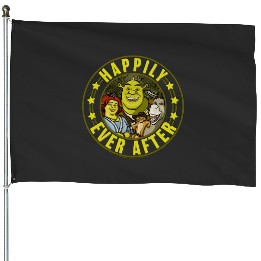 Shrek Happily Ever After Circle Group  : Shrek Same Swamp Forever , Shrek Shirt, Disney Fiona Princess , Shrek,Shrek House Flags