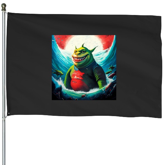 Sherk  34: Shrek Same Swamp Forever , Shrek Shirt, Disney Fiona Princess , Shrek,Shrek House Flags