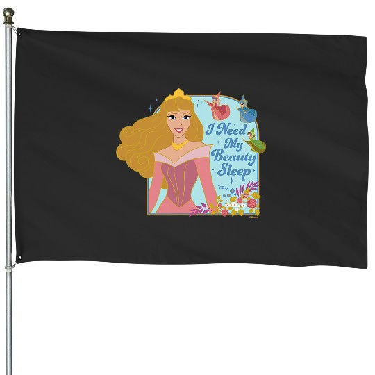Disney Princess - Aurora Three Fairies Need My Beauty Sleep House Flags