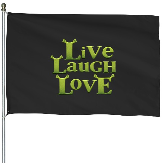 shrek - live laugh love  : Shrek Same Swamp Forever , Shrek Shirt, Disney Fiona Princess , Shrek,Shrek House Flags