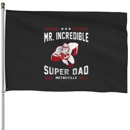 disney Pixars incredibles super dad House Flags