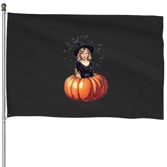 Discover Taylor in the Halloween Pumpkin  : Vintage Taylor The Eras Tour , The Eras Tour Taylor Version, THE ERAS TOUR , Taylor House Flags