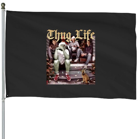 Thug Life Funny Christmas Movie  : Shrek Same Swamp Forever , Shrek Shirt, Disney Fiona Princess , Shrek,Shrek House Flags