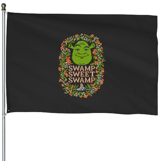 Swamp Sweet Swamp  : Shrek Same Swamp Forever , Shrek Shirt, Disney Fiona Princess , Shrek,Shrek House Flags